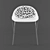 Elegant Steel Chair 3D model small image 2
