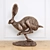 Bronze Bunny Sculpture 3D model small image 1