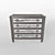 Modern Michael Weiss Four-Drawer Chest 3D model small image 2