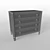 Modern Michael Weiss Four-Drawer Chest 3D model small image 3