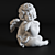 Charming Angel Figurine 3D model small image 1