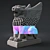 Replica Winged Lion Statue: Exquisite Eichholtz Collectible 3D model small image 3