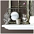 Elegant Provence Home Décor Set 3D model small image 2