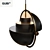 Gubi Multi-Lite Pendant: Timeless Elegance 3D model small image 1