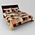 Patchwork Bed: Quilted Comfort at Your Fingertips! 3D model small image 2