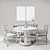 Stanley Furniture Archipelago Dining Set 3D model small image 3