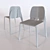 Donald Chair: Innovative Design, Eco-Friendly& Stackable 3D model small image 3
