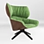 Elegant TABANO Executive Armchair 3D model small image 1