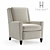Comfort at its Finest: H Contract Recliner Martin 3D model small image 1