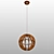 Modern Sphere Chandelier 3D model small image 3