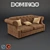 Classic Comfort: Domingo Benjamin Sofa 3D model small image 1