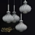 Elegant Vintage Ceiling Lamp 3D model small image 2