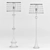 Elegant Dual Tone Floor Lamp 3D model small image 2