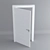 Modern White 3D Door 3D model small image 2
