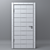 Modern White 3D Door 3D model small image 3