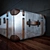 Globetrekker Coffee Table: Exquisite Blend of Wood, Leather, and Aluminum 3D model small image 2