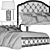 Liberty Amelia Queen Bed: Elegant and Luxurious 3D model small image 3