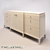Sleek Manhattan Cabinet with 6 Drawers 3D model small image 1