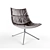 Modern Zanotta Chair: Sleek Style 3D model small image 1