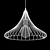 Elegant Amara Vinti Pendant Light 3D model small image 3