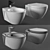 Cielo Easy Bath - Mint Bidet 3D model small image 2