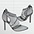 Classic Leather Ankle Boot 3D model small image 2