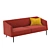 Sleek Kaiwa Lema Sofa: Luxury in Matteo Nunziati Design 3D model small image 1