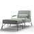 Sleek and Sophisticated: Ligne Roset Humphrey Armchair 3D model small image 2