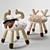 Whimsical Woodland Chairs 3D model small image 3