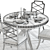 Modern Hooker Retropolitan Dining Set - 3D Models 3D model small image 3