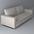 Sleek Modern Sofa - Stylish & Comfortable 3D model small image 2