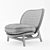 Nautical Lounge Chair: Modern Design 3D model small image 3