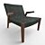 Cincinnati Lounge Chair: Stylish Comfort for Any Space 3D model small image 1