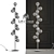 Bubble Stik Cold Floor Lamp - Stylish Loft Lighting 3D model small image 3
