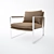 Elegant Charles Armchair: Luxe and Cozy 3D model small image 1