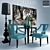Elevated Armchair: HF14114 MHLiving 3D model small image 1