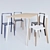 Modern Tabbed Chair | Scott, Rich, Victoria 3D model small image 1