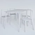 Modern Tabbed Chair | Scott, Rich, Victoria 3D model small image 3