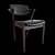 Elegant OTIS Side Chair: A Perfect Blend of Style and Comfort 3D model small image 3