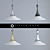 Elegant Dibolo Pendant Lamp 3D model small image 1