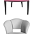 Elegant Trillion Side Chair 3D model small image 3