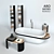 ARO KRION Collection: Stylish Bathroom Furniture & Fixtures by Porcelanosa 3D model small image 1