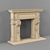 Elegant Fireplace Portal 3D model small image 1