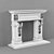 Elegant Fireplace Portal 3D model small image 2