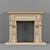 Elegant Fireplace Portal 3D model small image 3