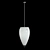 Elegant Opal Gloss Pendant 3D model small image 2