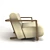 Ossau Armchair - Elegant Comfort 3D model small image 2