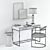 Pottery Barn Fitz: Stylish Desk Set 3D model small image 3