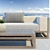 Luxury Teak Sofa: Restoration Hardware Aviara 3D model small image 3
