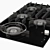 Efficient Miele Gas Cooktop 3D model small image 2